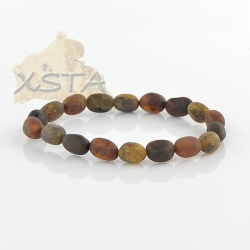 Raw no polished amber bracelet